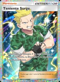 Teniente Surge card in Spanish