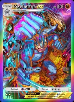 Machamp ex card in Spanish