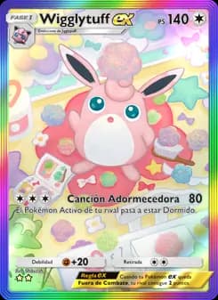 Wigglytuff ex card in Spanish