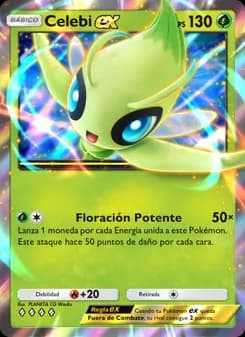 Celebi ex card in Spanish