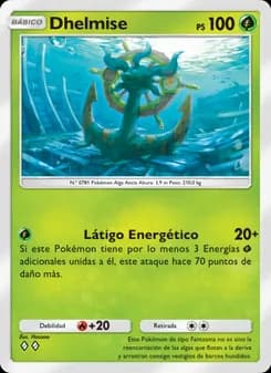 Dhelmise card in Spanish