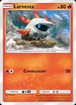 Larvesta card in Spanish