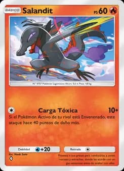 Salandit card in Spanish