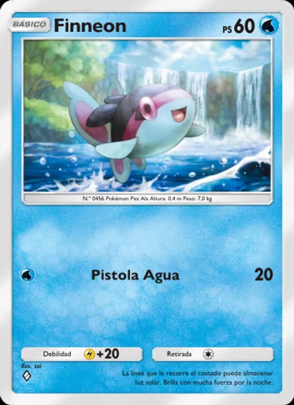 Finneon card in Spanish