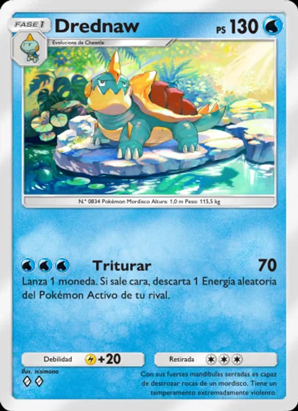 Drednaw card in Spanish