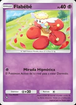 Flabébé card in Spanish