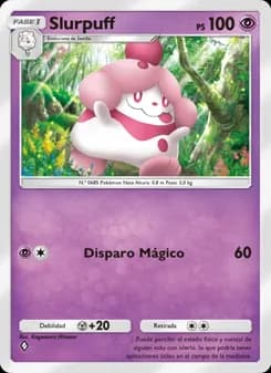 Slurpuff card in Spanish
