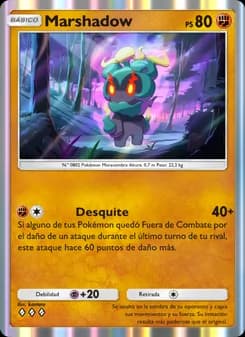 Marshadow card in Spanish