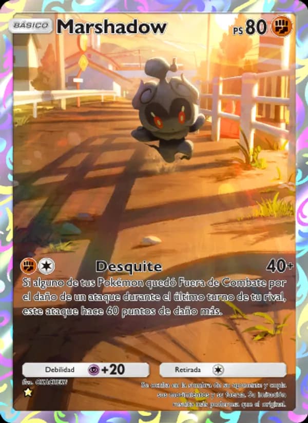 Marshadow card in Spanish