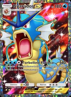 Gyarados ex card in Spanish