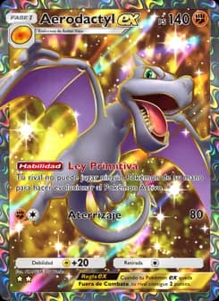 Aerodactyl ex card in Spanish