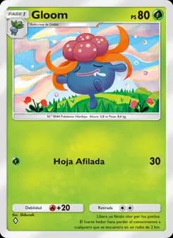 Gloom card in Spanish