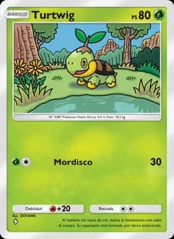 Turtwig card in Spanish