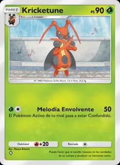 Kricketune card in Spanish
