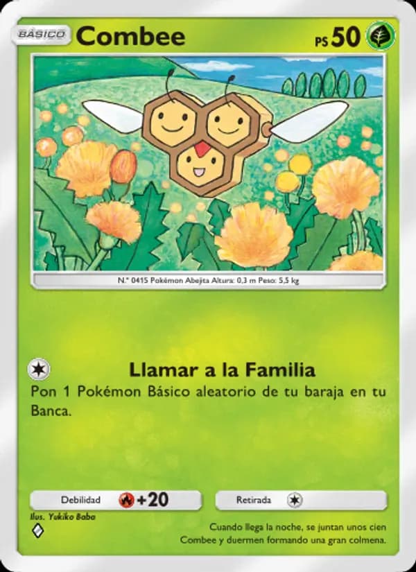 Combee card in Spanish