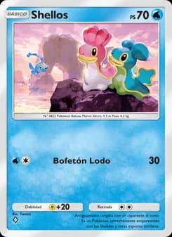 Shellos card in Spanish