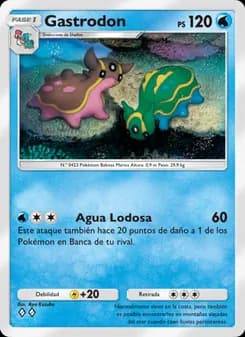 Gastrodon card in Spanish