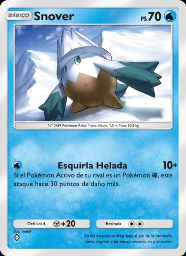 Snover card in Spanish