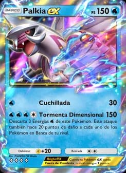 Palkia ex card in Spanish
