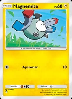 Magnemite card in Spanish