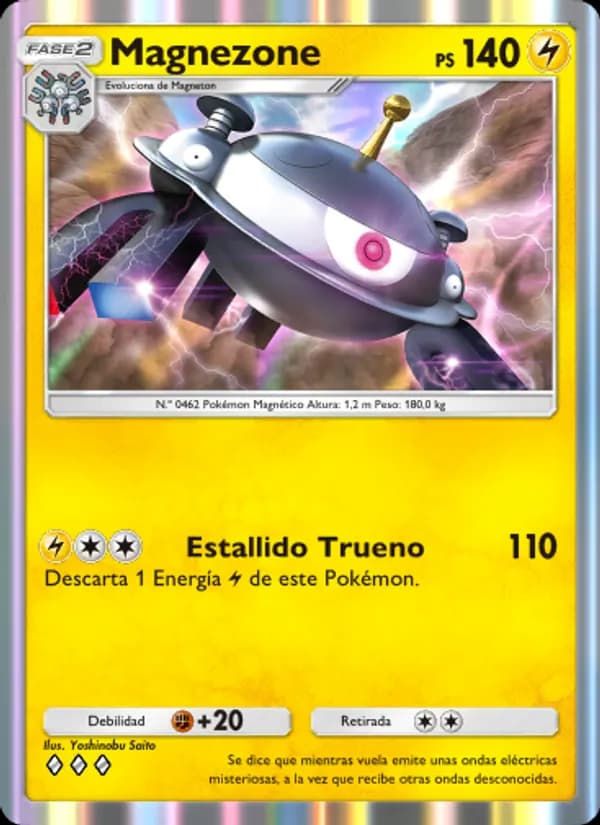 Magnezone card in Spanish