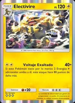 Electivire card in Spanish