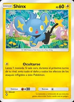 Shinx card in Spanish