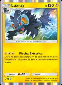 Luxray card in Spanish