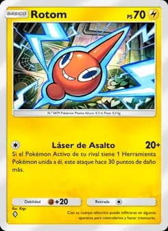Rotom card in Spanish