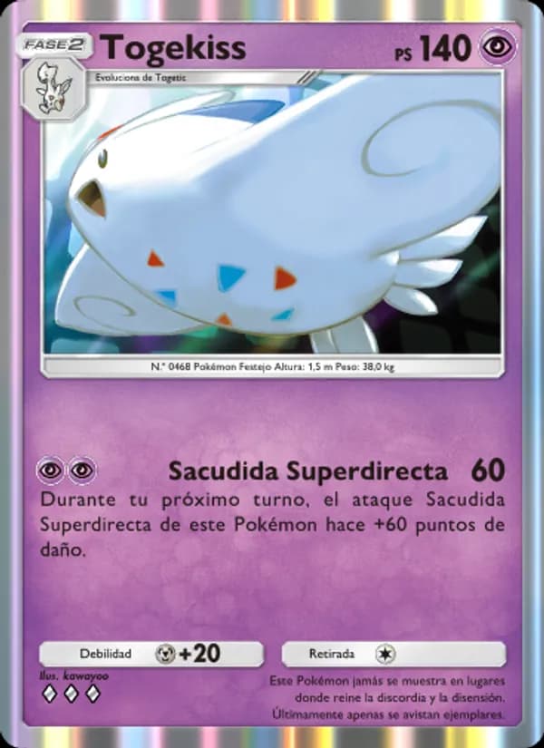 Togekiss card in Spanish