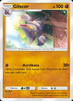 Gliscor card in Spanish