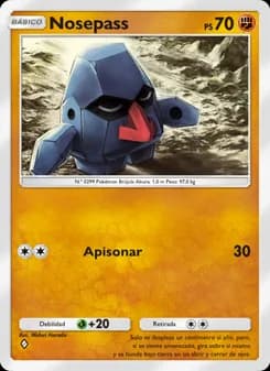 Nosepass card in Spanish