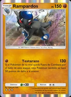 Rampardos card in Spanish