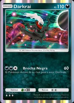 Darkrai card in Spanish