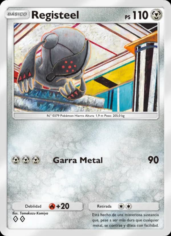 Registeel card in Spanish