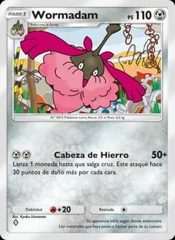 Wormadam card in Spanish