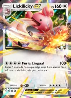 Lickilicky ex card in Spanish
