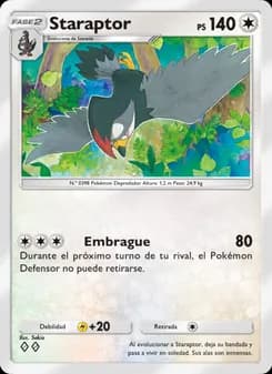 Staraptor card in Spanish