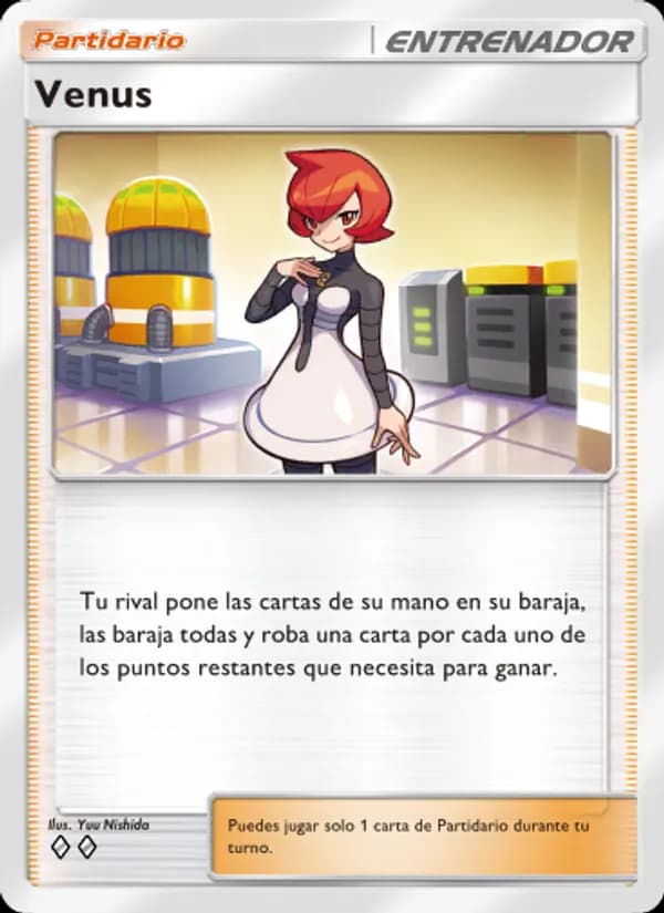 Venus card in Spanish