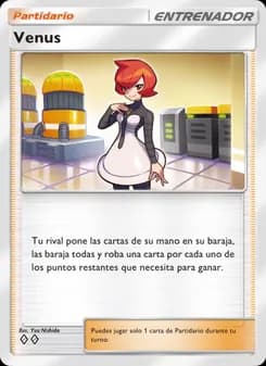 Venus card in Spanish