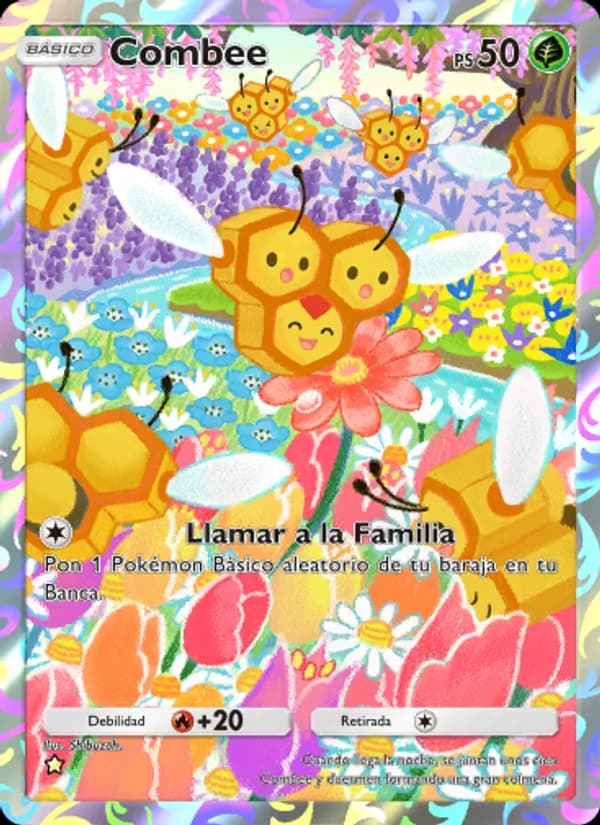 Combee card in Spanish