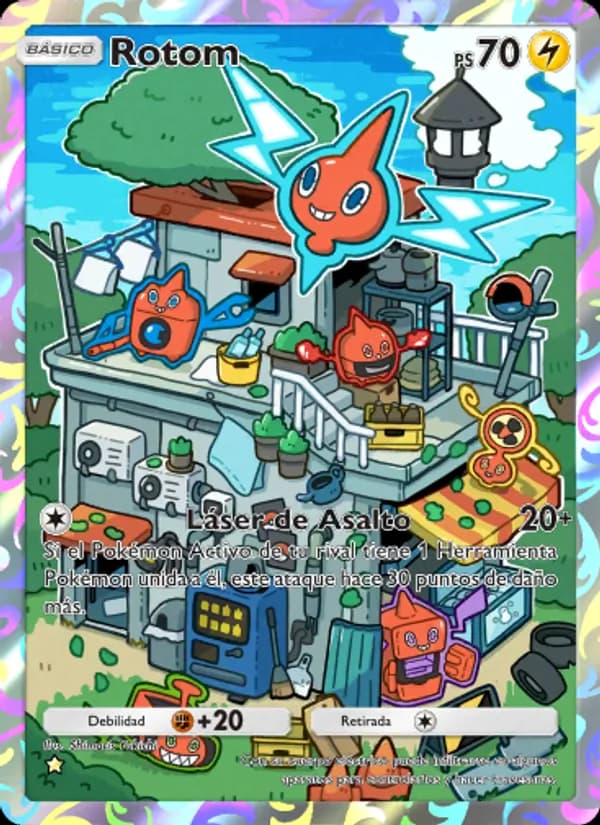Rotom card in Spanish