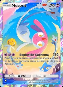 Mesprit card in Spanish