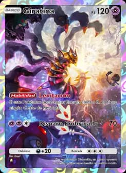 Giratina card in Spanish