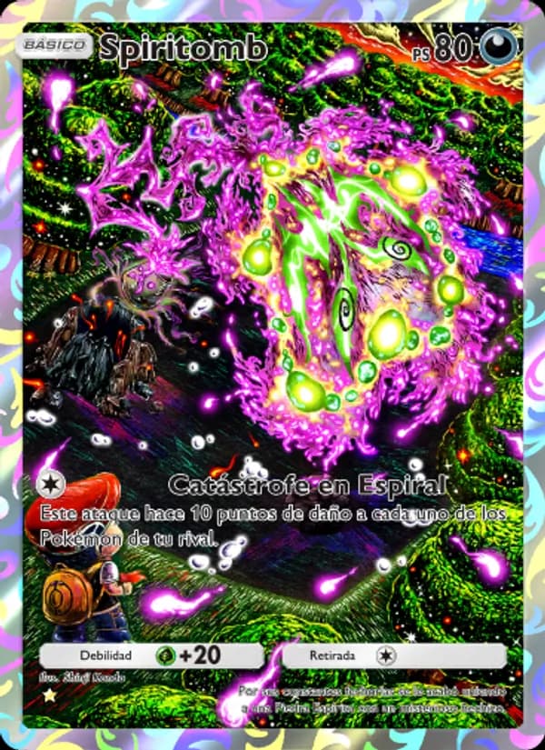 Spiritomb card in Spanish