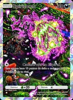 Spiritomb card in Spanish