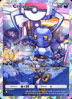 Croagunk card in Spanish