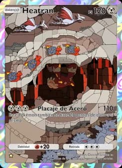Heatran card in Spanish