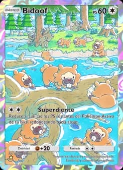 Bidoof card in Spanish
