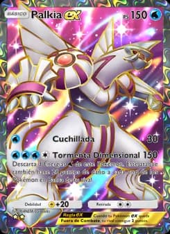 Palkia ex card in Spanish